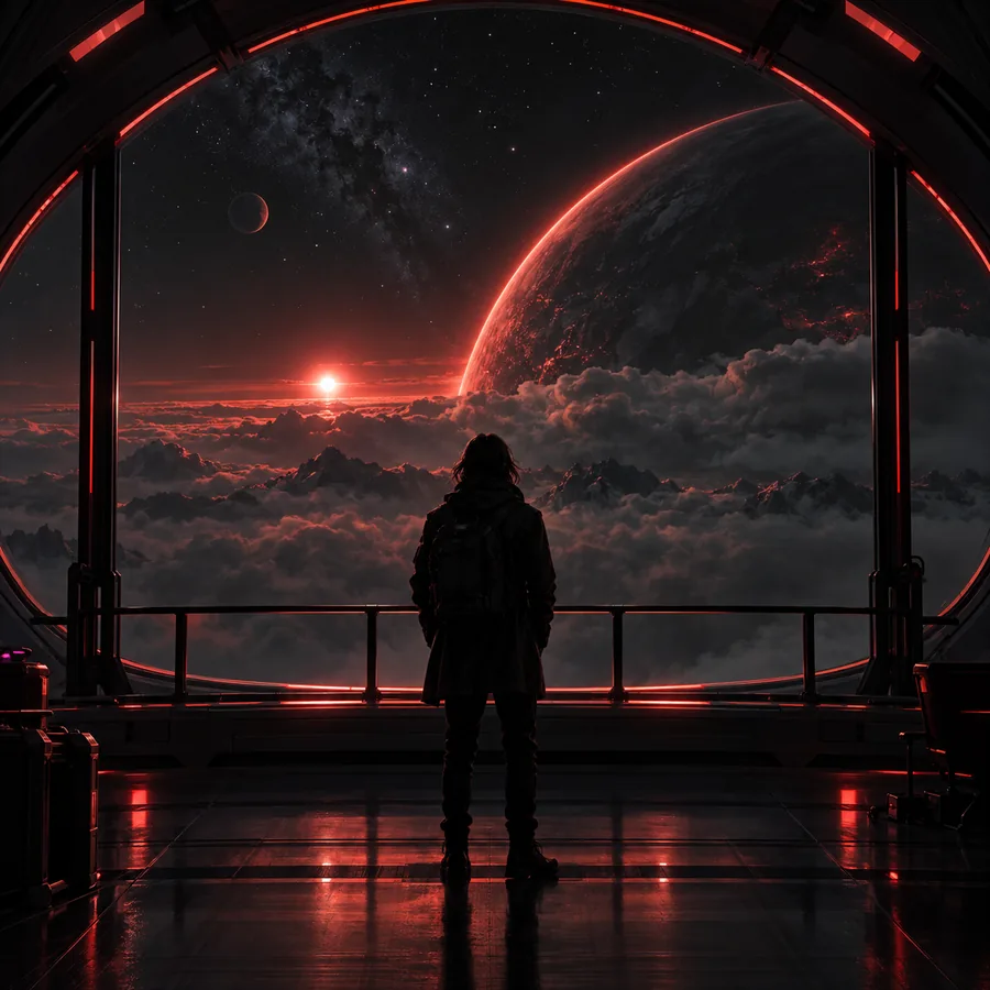 AI-generated narrative scene